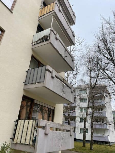 WEG 1312: Betoninstandsetzung an den Balkonen in Oberschleißheim